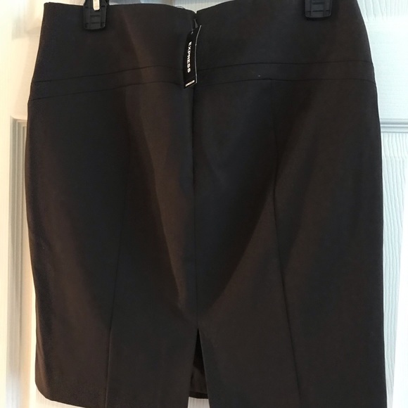 Express Brown Pencil Skirt NWT - Picture 2 of 6